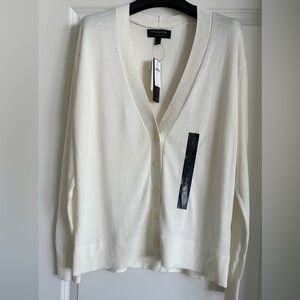 Banana Republic Ivory Cardigan Sweater